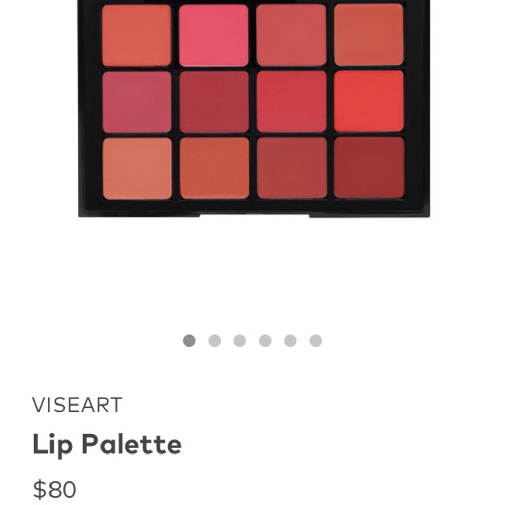 Viseart Pink Red Neutral Lip Palette